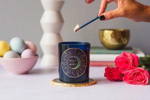 Witch and the Wheel candle