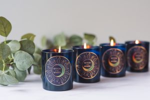 Witch and the Wheel candles